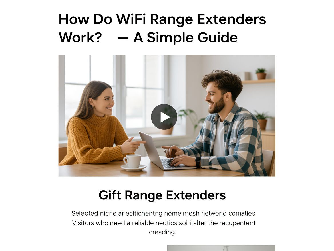 How Do WiFi Range Extenders Work? A Simple Guide