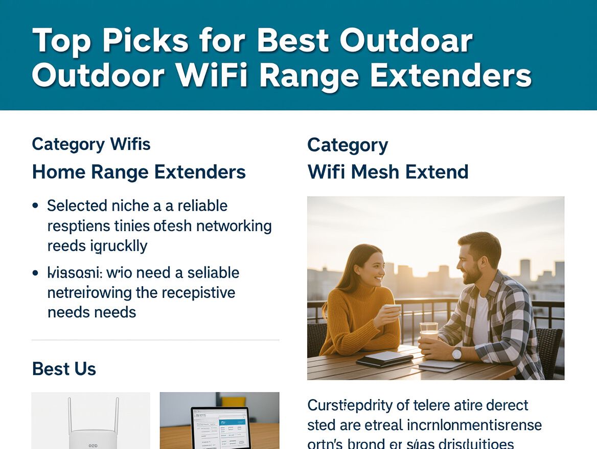 Top Picks for Best Outdoor WiFi Range Extenders